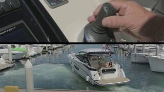 Joystick Powerboat Maneuvering by Beneteau and Four Winns [upl. by Yanahc]