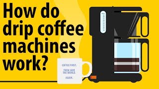 How Do Drip Coffee Machines Work  Making Coffee Explained [upl. by Lehcsreh]