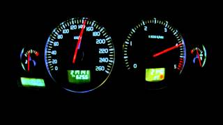 Volvo V70 D5 24 diesel  0200 kmh acceleration [upl. by Amlet]