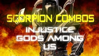 Injustice Gods Among UsScorpion Combos 46100 PS4 By Toxicburito19 [upl. by Elokkin424]