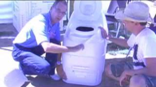 Sun Mar Composting Toilet Demo [upl. by Pierrepont249]