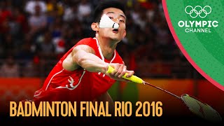 Mens Singles Badminton Final  Rio 2016 Replays [upl. by Bonar]