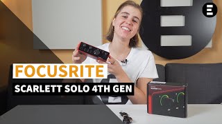 Focusrite Scarlett Solo 4th Gen  Interface Audio  EGITANAes [upl. by Schiff]