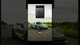 Here’s how I edited this clients McLaren in Lightroom‼️ how im driving carphotography carphoto [upl. by Karb]