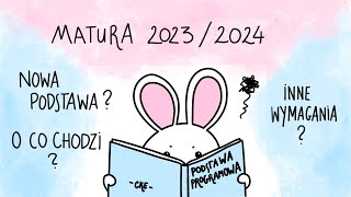 POPRAWIONE Matura 202324 Podstawa programowa o co chodzi z quotnowymi wymaganiami maturalnymiquot [upl. by Isiad]