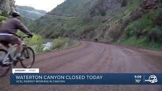 Waterton Canyon closed Wednesday [upl. by Noryak]