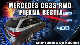 Mercedes C63s AMG 40Bi Turbo Kombi RWD piekna bestia  chiptuning od kuchni [upl. by Boles219]