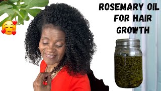 HOW TO MAKE ROSEMARY PEPPERMINT OIL FOR HAIR GROWTH [upl. by Thaine]