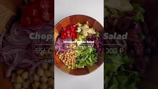 Quick easy Italian Chopped Salad Recipe in description box shortsfood easyrecipe mealplan [upl. by Leumhs]