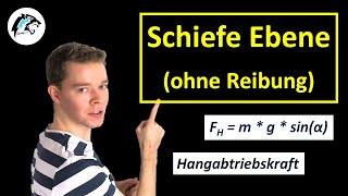 Schiefe Ebene ohne Reibung  Übungsaufgabe [upl. by Reina]