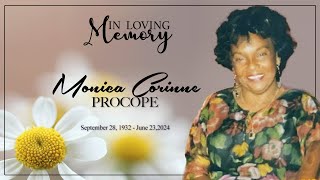 Celebrating the Life of Monica Corinne Procope [upl. by Yellas]