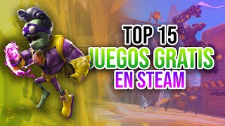 Top 15 Mejores Juegos gratis de Steam 2023  2024 free to play [upl. by Boccaj]