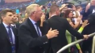 Sir Alex Ferguson Congratulates Ronaldo and Portugal players after Euro 2016 Final Win [upl. by Ofloda478]