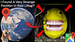 😶‍🌫️😱I Found A Very Weird Pac Man In Google Earth viralvideo map trending MWE [upl. by Newsom278]