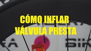 CÓMO INFLAR UNA VÁLVULA PRESTA [upl. by Adnamor]