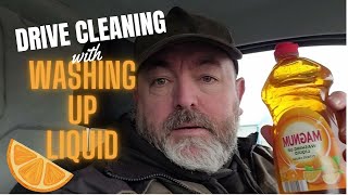 Cleaning a driveway with some washing up liquid  024 [upl. by Eednil972]