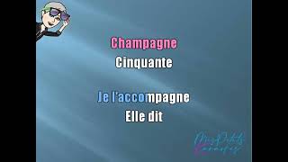 CHAGRIN D AMOUR  CHACUN FAIT C QUI LUI PLAIT mespetitskaraokes [upl. by Mairb]