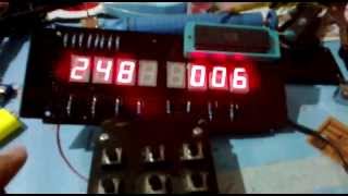 3 Digit 7 Segment LED Up Down Counter [upl. by Ipoillak]