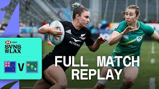 Black Ferns Relentless in Quarterfinal  New Zealand v Ireland  LA HSBC SVNS  Full Match [upl. by Nerty79]