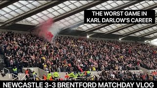 SHOCKING ONCE AGAIN NEWCASTLE 33 BRENTFORD MATCHDAY VLOG [upl. by Alrad532]