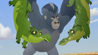 Lion Guard Shujaa Defend  Beshte and the Beast HD Clip [upl. by Inama]