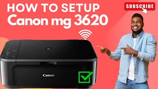 How To Setup Canon MG3620 Printer to WiFi  Step By Step Guide printer canon [upl. by Anelam357]