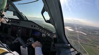 Landing Embraer E190 AzerbaijanAirlinesOfficial [upl. by Orfield]