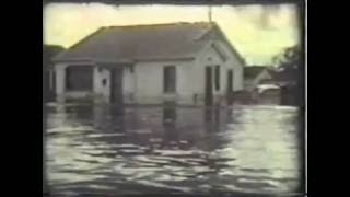 Hurricane Betsy Sept 1965 Chalmette Louisiana Water level down 15 feet [upl. by Melody]