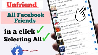 How to Unfriend All Friends on Facebook at One Click 2024 How to Remove All Facebook Friends in One [upl. by Ennaitak848]