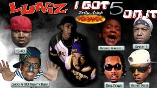 Luniz  I Got 5 On It MEGAMIX ORIGINAL LUNIZ DEMO VERSION amp THE REMIX [upl. by Ordisy]