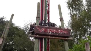 Venom Drop Tower  West Midlands Safari Park [upl. by Sheline]