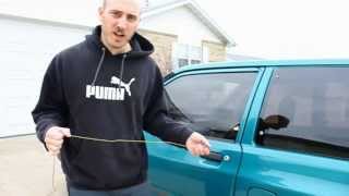 How to Unlock Your Car Using a Coat Hanger [upl. by Hoffer]