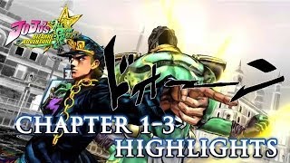 JoJos Bizarre Adventure All Star Battle  PS3  First Trailer  Part 1 2 amp 3 [upl. by Eelirak]