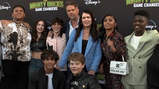 quotThe Mighty Ducks Game Changersquot Season 2 Red Carpet Interviews and Premiere Event at Honda Center [upl. by Malchy]