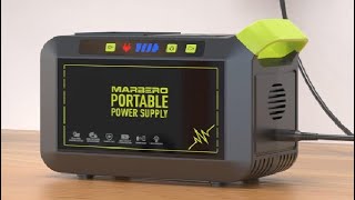 88Wh Portable Power Station with 30W Solar Panel 24000mAh Camping Solar Generator Review [upl. by Geirk]