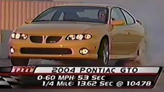 2004 Pontiac GTO LS1 V8 Holden Monaro  MotorTrend Retro [upl. by Ebonee92]