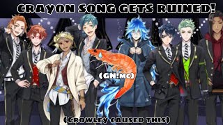 Crayon song gets ruined  GNMc x Twst  Twisted wonderland texting skit [upl. by Lig]