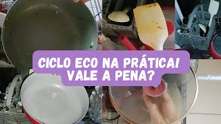 MODO ECO NA PRÁTICA LAVA LOUÇA MIDEA [upl. by Ysnap]