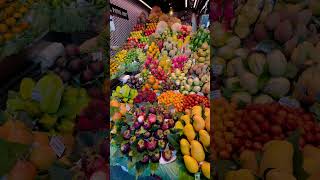 Exploring Barcelonas Famous La Boqueria Market 🌶️🍤 [upl. by Ahsed]