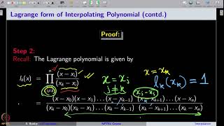 Week 8  Lecture 39  Polynomial Interpolation Lagrange and Newton Forms [upl. by Rodl]