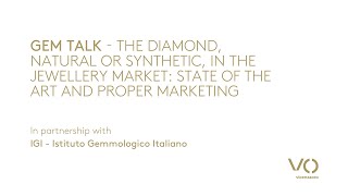 ITA VOS23  GEM TALK  THE DIAMOND IN THE JEWELLERY MARKET STATE OF THE ART AND PROPER MARKETING [upl. by Arreyt]