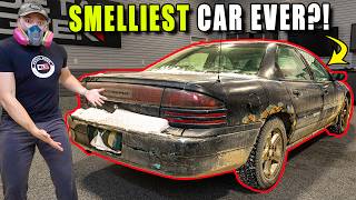 Cleaning The SMELLIEST Car Ever  First Detail in 26 Years  Car Detailing Restoration [upl. by Essinger747]