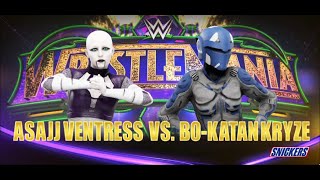 Asajj Ventress Star Wars vs BoKatan Kryze Star Wars ★ WWE2K019 ★ [upl. by Nash]