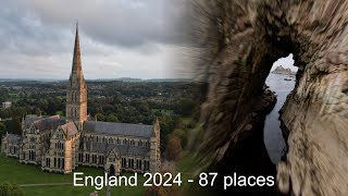 England 2024  87 places  england devon cornwall somerset wiltshire [upl. by Lletnuahs]