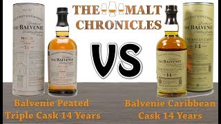 Balvenie 14 Peated vs Balvenie 14 Caribbean Cask  Chapter 20 [upl. by Terrye]