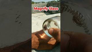 Make magnification glass 😃 shorts science [upl. by Kinnard]