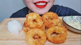 ASMR CALAMARI ASMR MUKBANG EATING SOUND [upl. by Nitsew904]