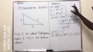 Pythagorean triples Integer Sides of Right Angled Triangles math trigonometry mathstricks fyp [upl. by Berlauda]