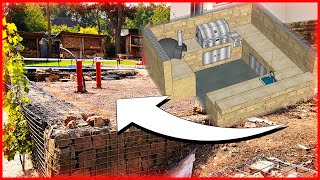 Gartenküche selbst bauen 3DPlanung mit SketchUp und Fundamentvorbereitung [upl. by Nosneb]