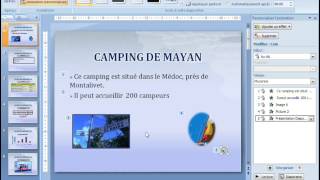 Powerpoint  Animer une diapositive [upl. by Stilu914]